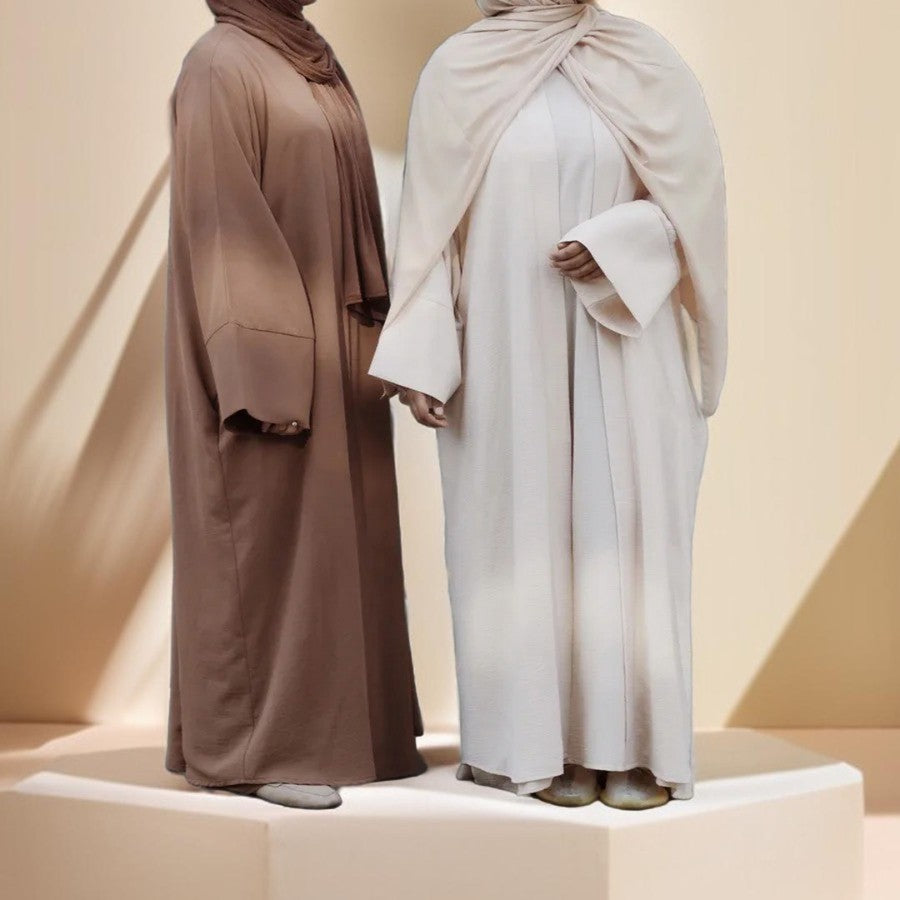 2 piece robe with belt - Try Modest Limited