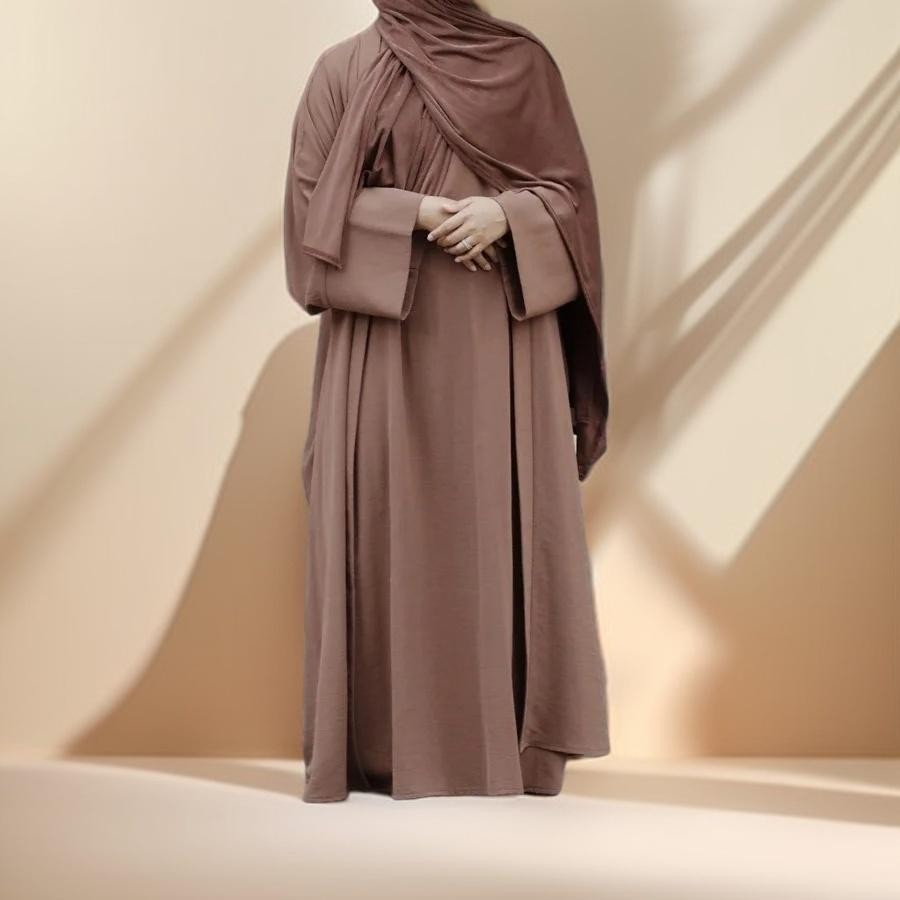 2 piece robe with belt - Try Modest Limited