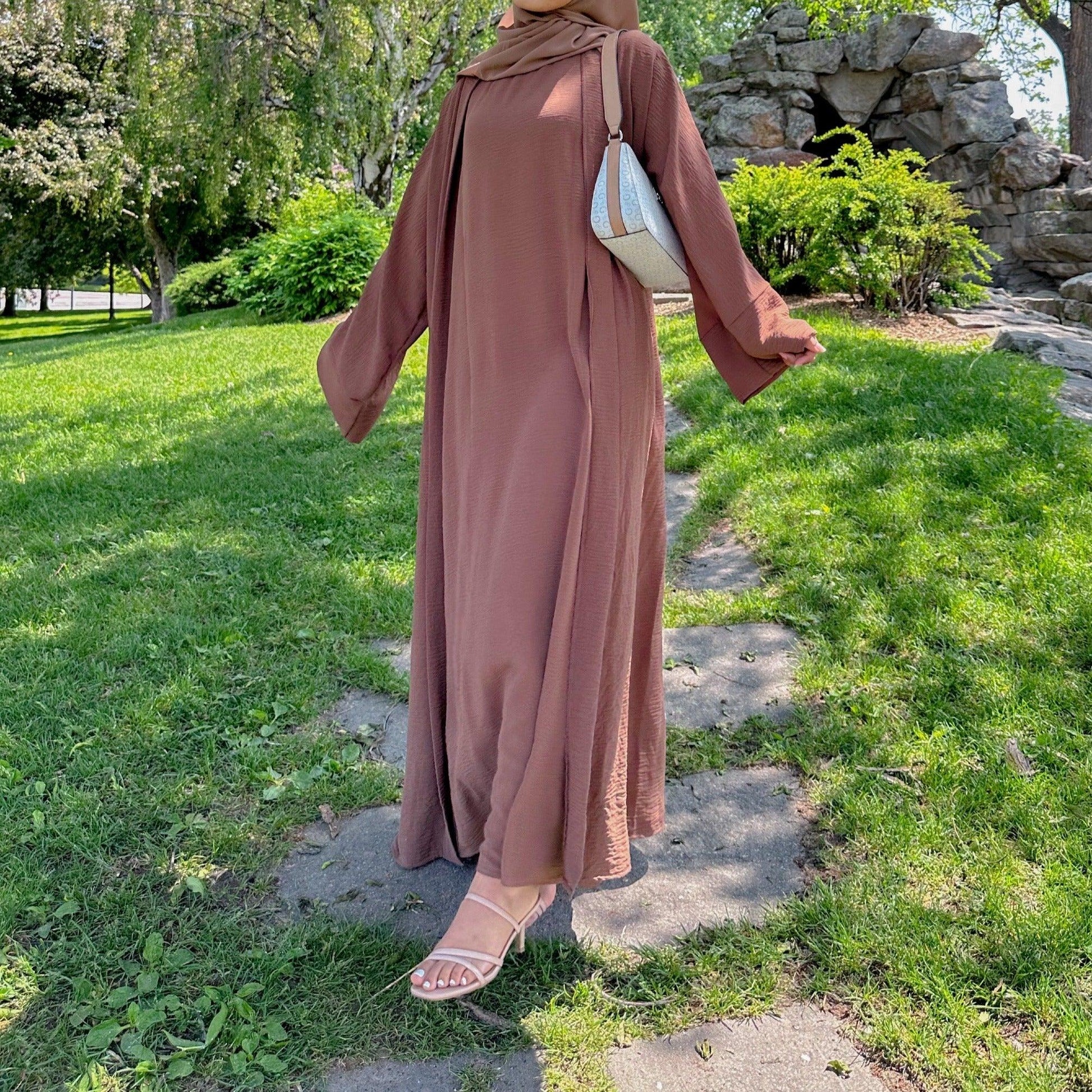 2 piece robe with belt - Try Modest Limited 