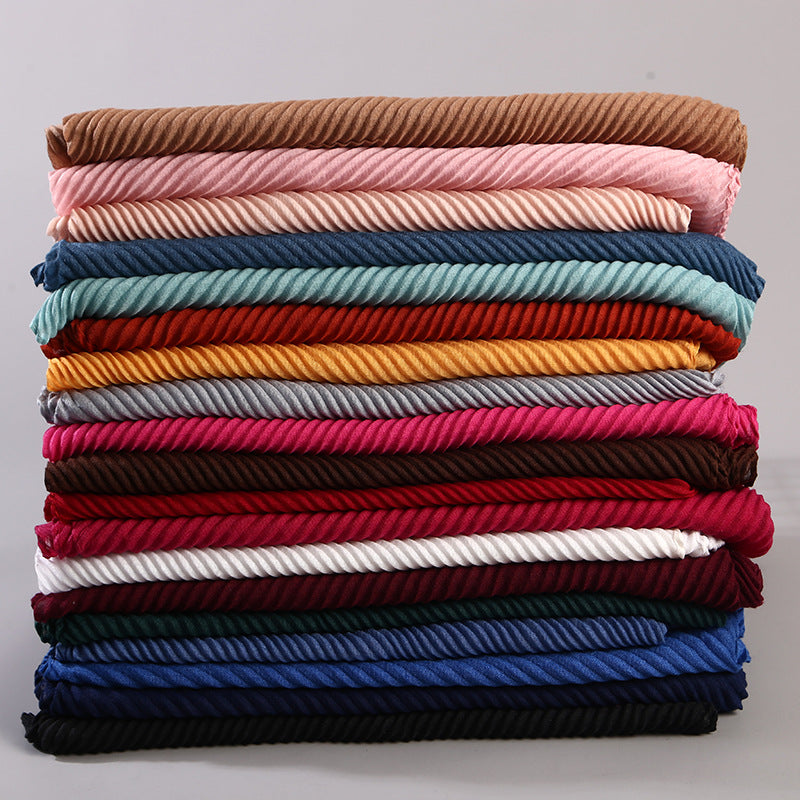 Ripple Texture Hijab - 27 Shades - Try Modest Limited