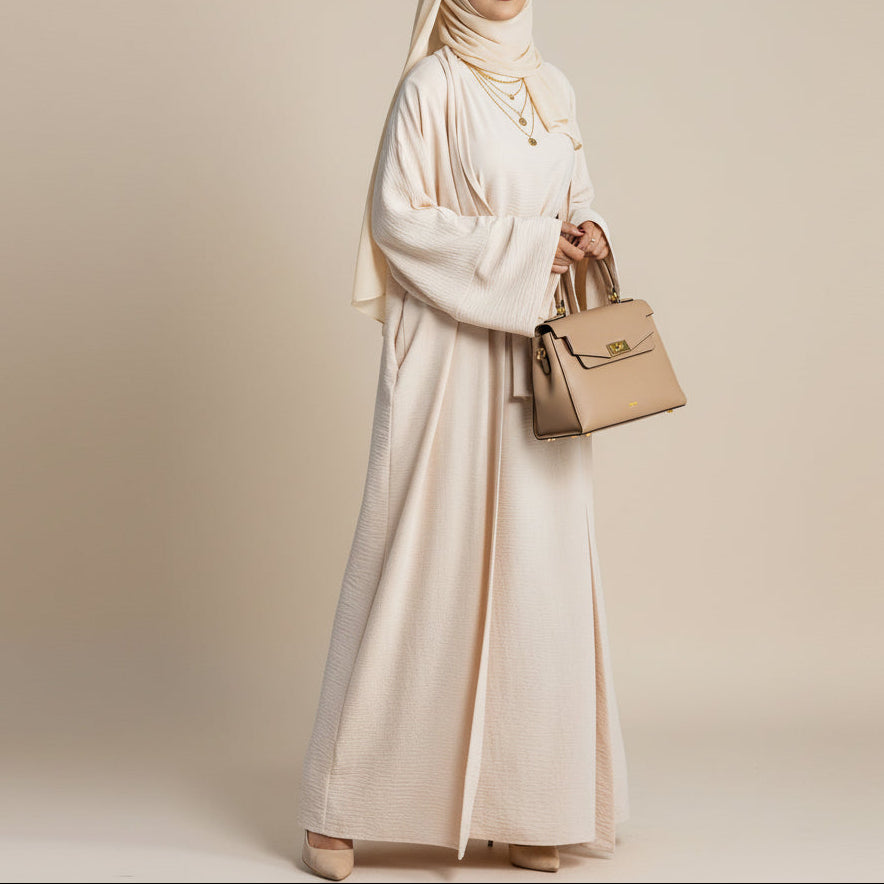 Set Abaya 2 Pezzo Crepe