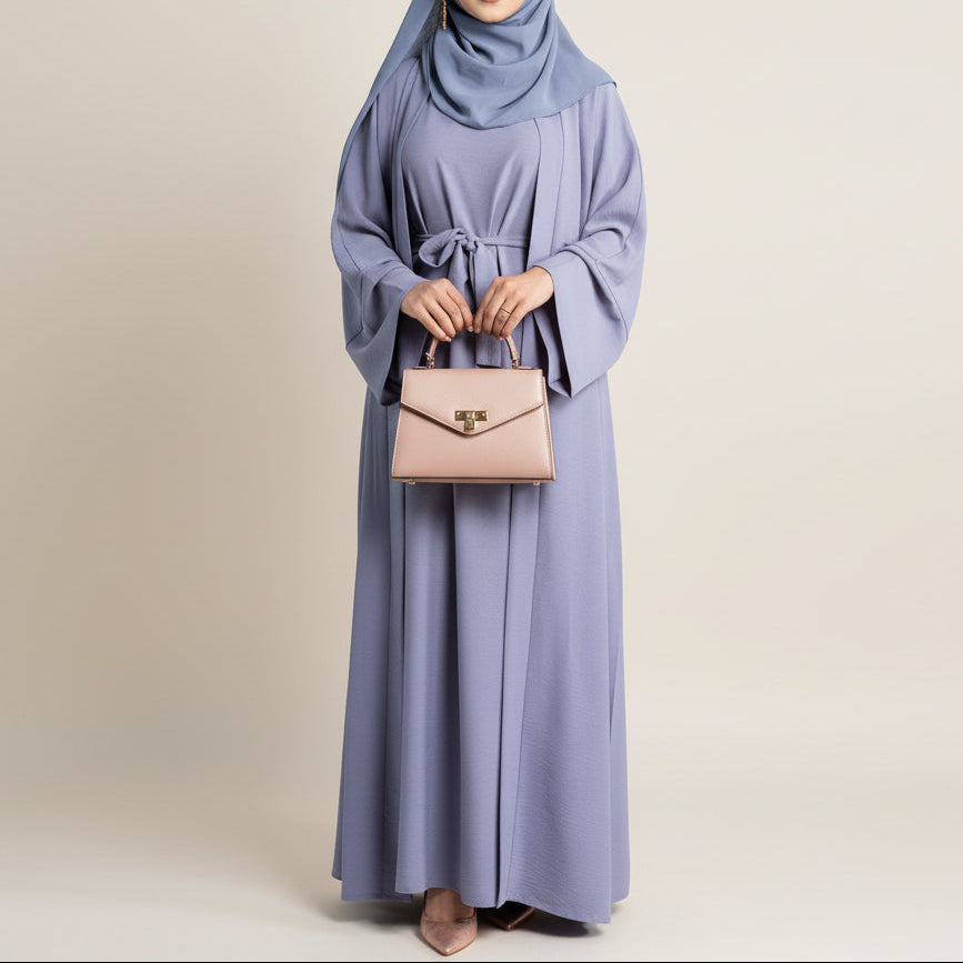 Set Abaya 2 Pezzo Crepe