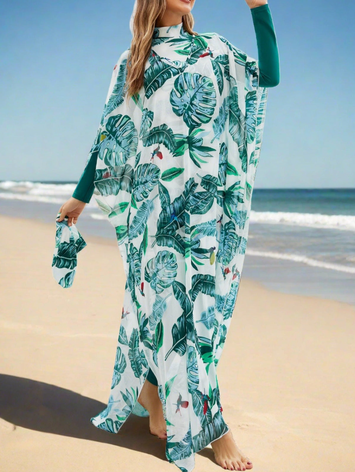 3 PC Full Coverage Swimsuit Ensemble - Try Modest Limited