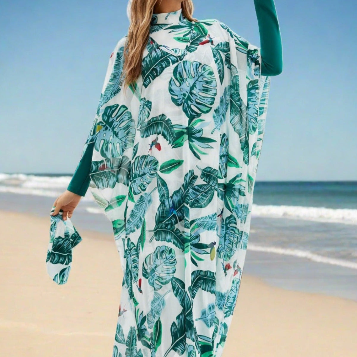 3 PC Full Coverage Swimsuit Ensemble - Try Modest Limited