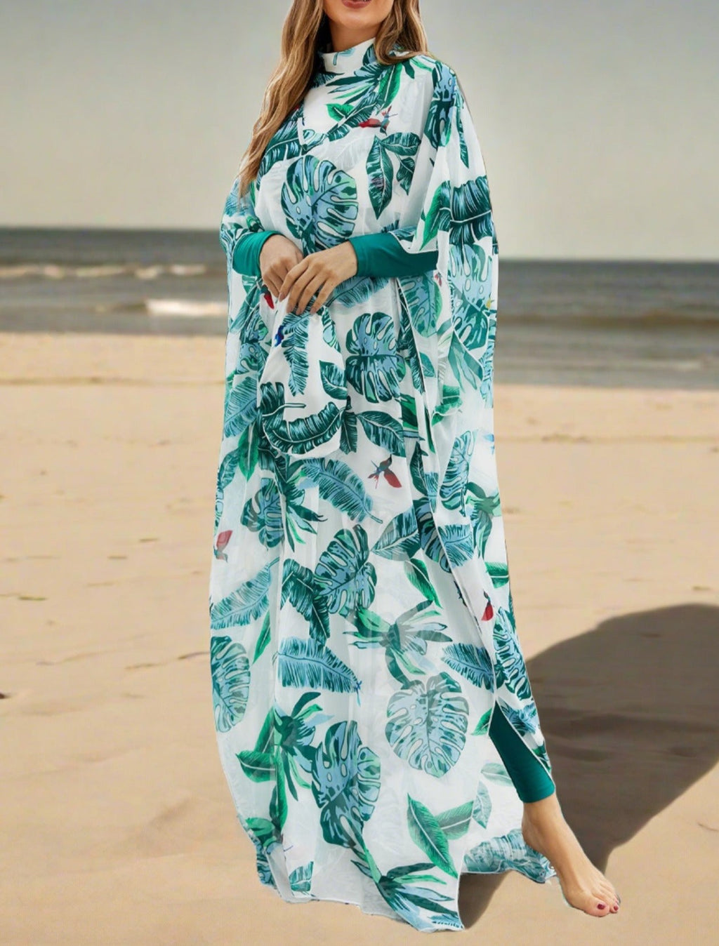 3 PC Full Coverage Swimsuit Ensemble - Try Modest Limited