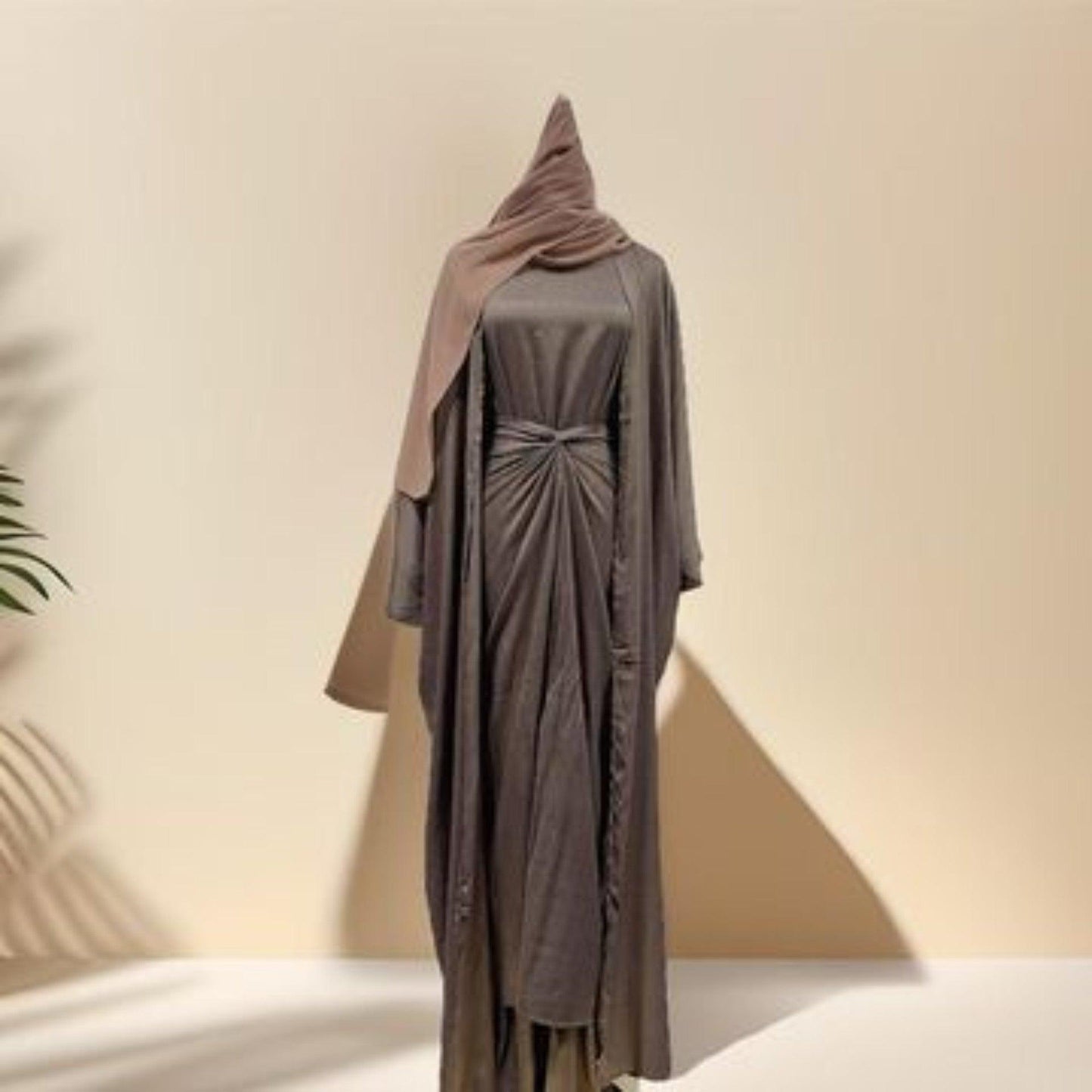 3 Piece Abaya Set with Hijab- Anisa - Try Modest Limited 