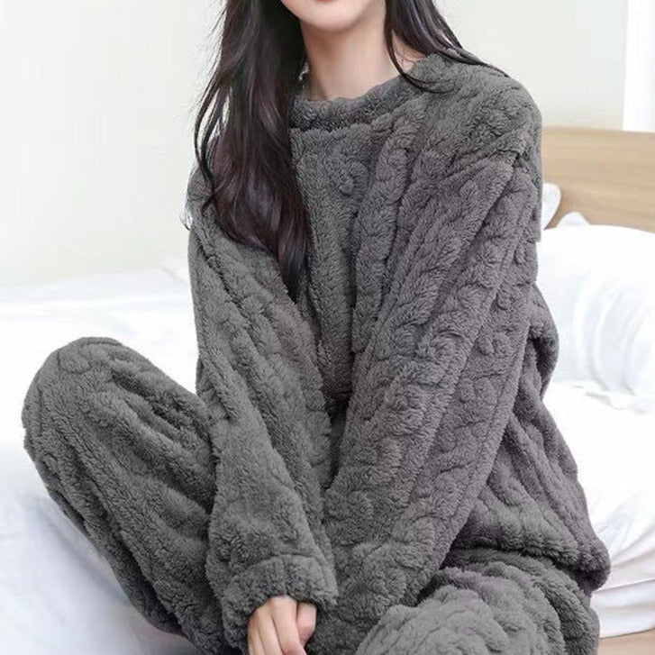 Cozy Coral Fleece Pajamas - Try Modest Limited 