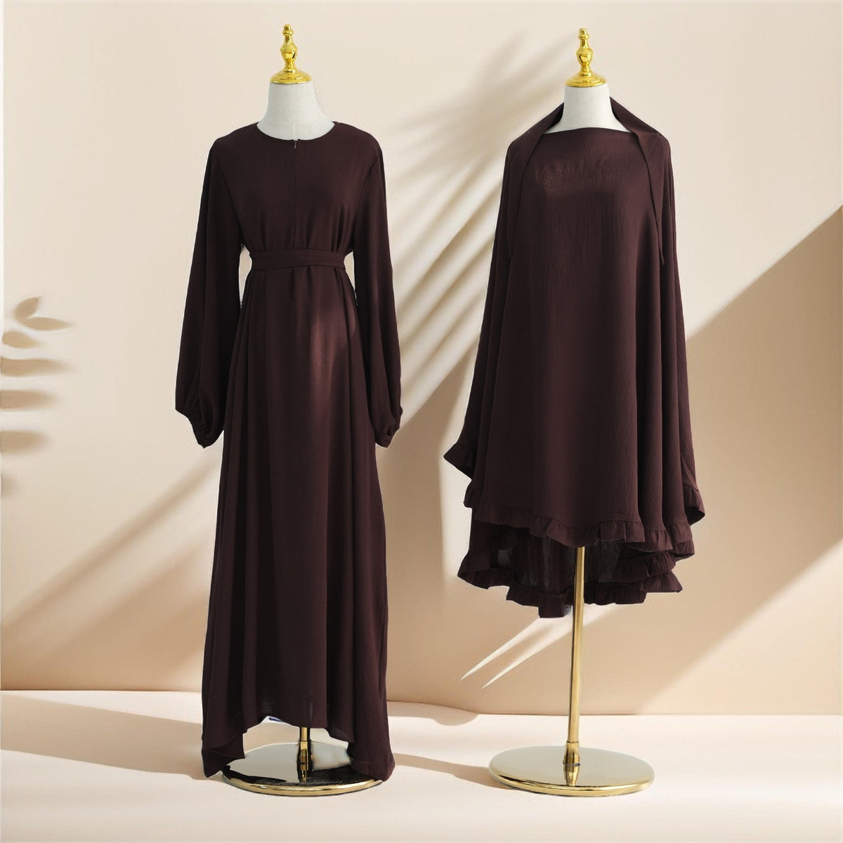 Aaliyah 2 PC Abaya & Khimar set for Prayers & Umrah - Try Modest Limited
