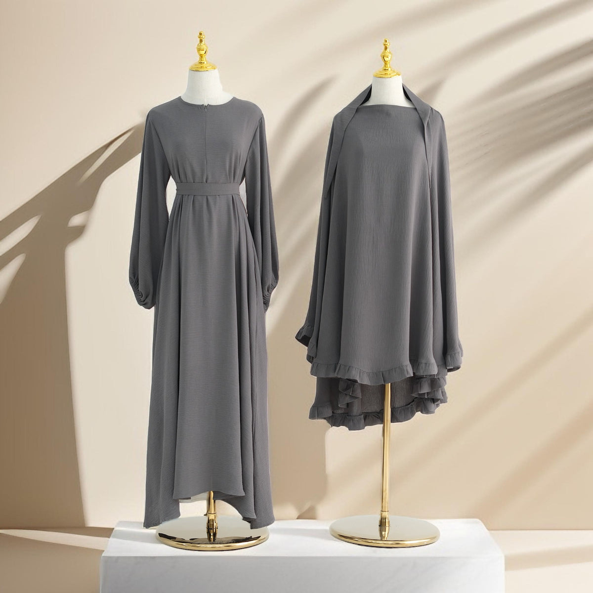 Aaliyah 2 PC Abaya & Khimar set for Prayers & Umrah - Try Modest Limited