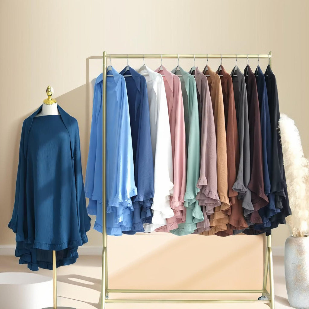 Aaliyah 2 PC Abaya & Khimar set for Prayers & Umrah - Try Modest Limited