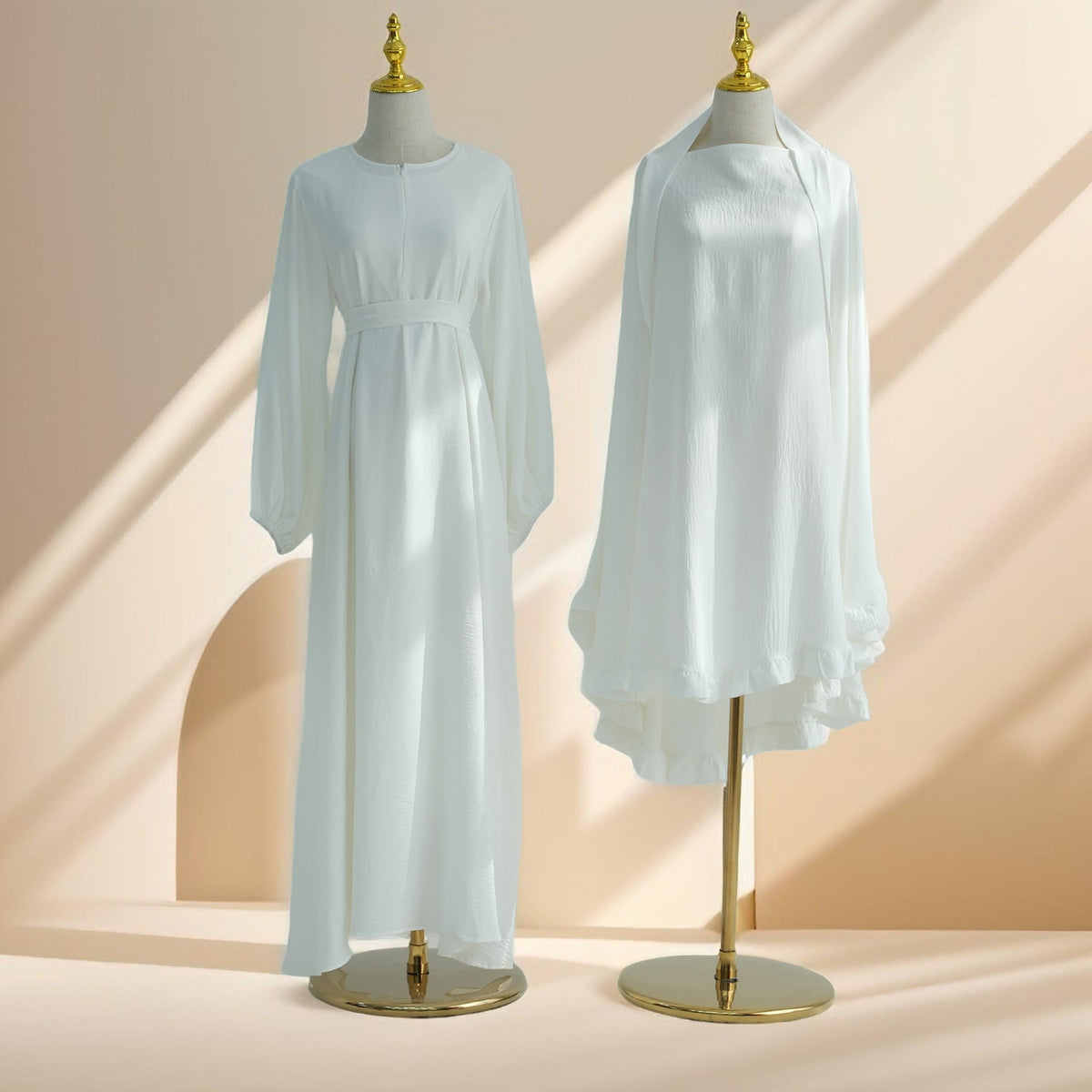 Aaliyah 2 PC Abaya & Khimar set for Prayers & Umrah - Try Modest Limited