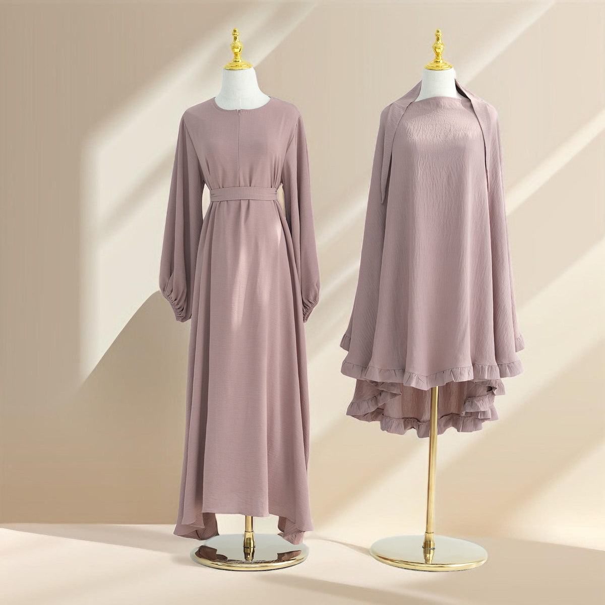 Aaliyah 2 PC Abaya & Khimar set for Prayers & Umrah - Try Modest Limited