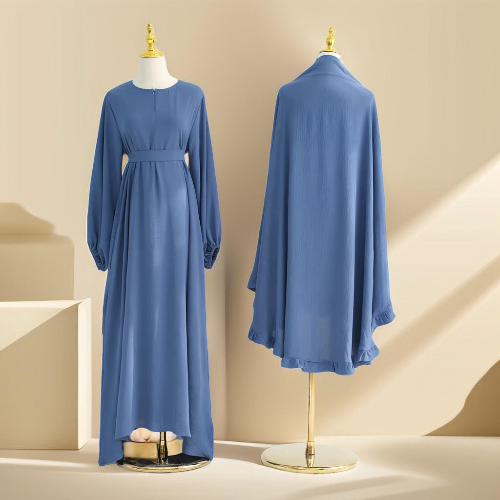 Aaliyah 2 PC Abaya & Khimar set for Prayers & Umrah - Try Modest Limited