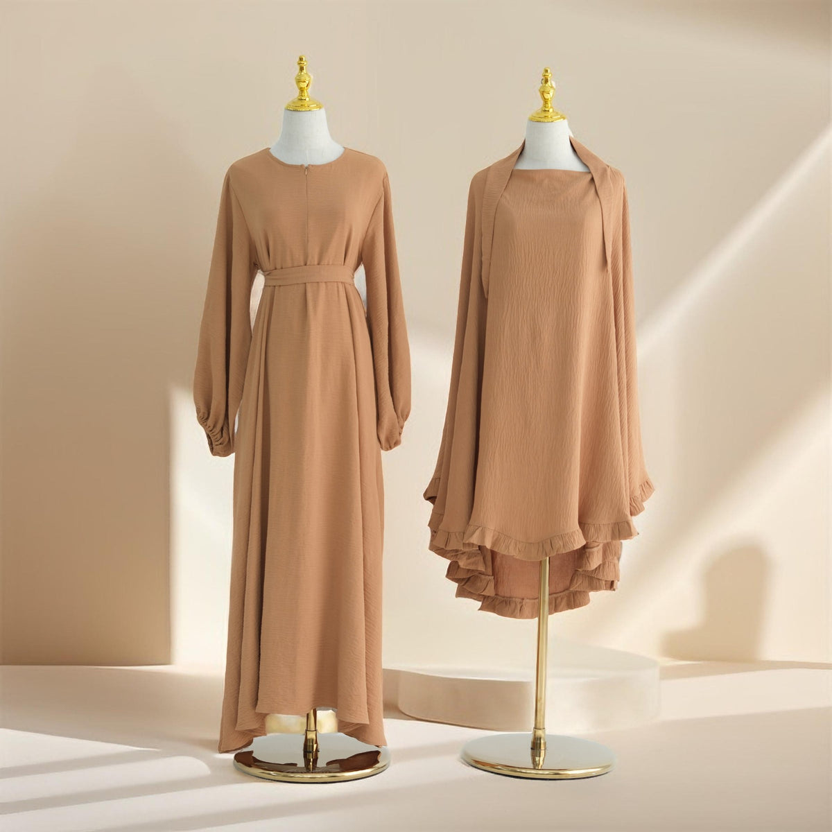 Aaliyah 2 PC Abaya & Khimar set for Prayers & Umrah - Try Modest Limited