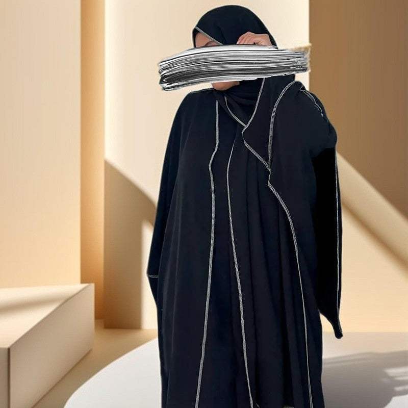 Abaya Cardigan With Inner Wear Dress - Try Modest Limited