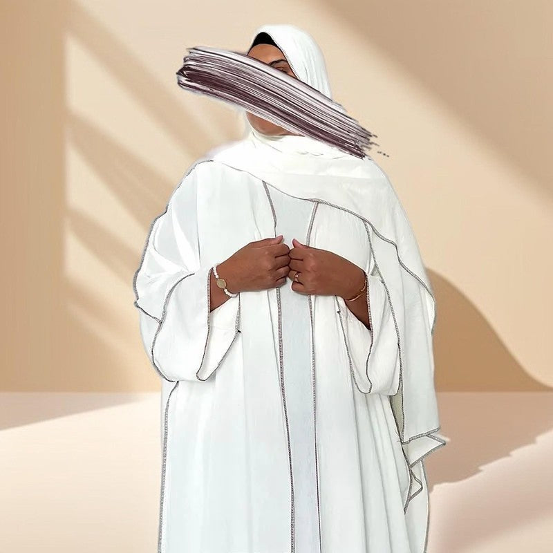Abaya Cardigan With Inner Wear Dress - Try Modest Limited