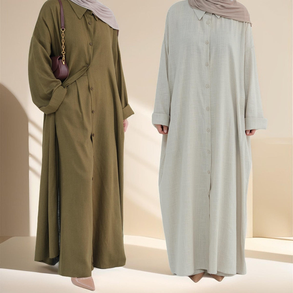Afraa Everyday Elegance Abaya Pant Co-ord - Try Modest Limited
