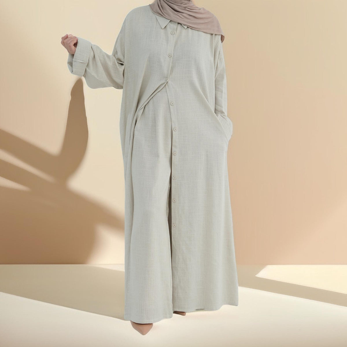 Afraa Everyday Elegance Abaya Pant Co-ord - Try Modest Limited