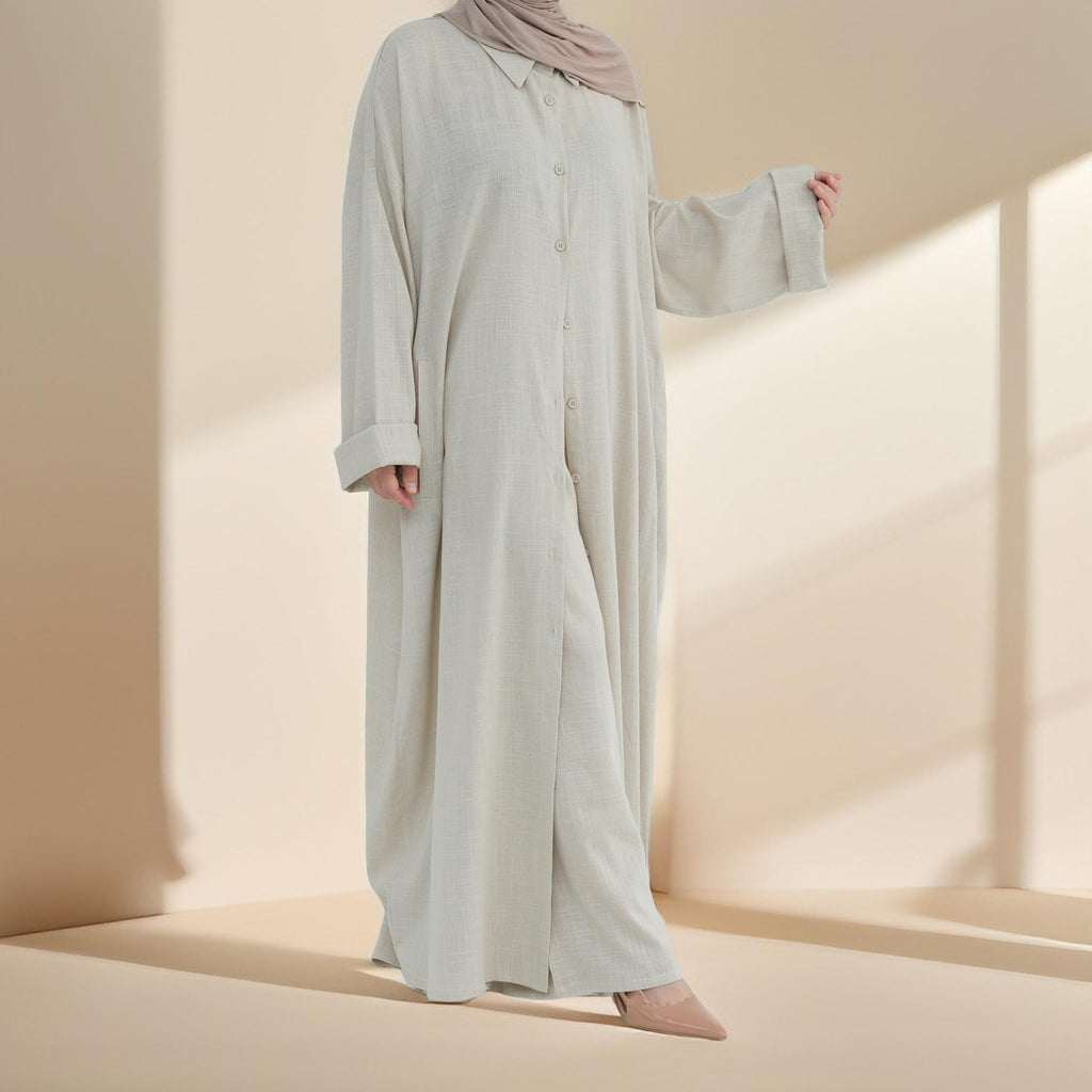 Afraa Everyday Elegance Abaya Pant Co-ord - Try Modest Limited