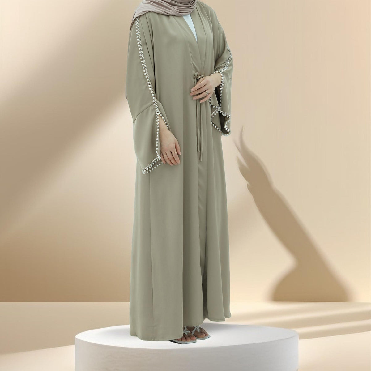 Allure de Perle Kimono Abaya - Try Modest Limited
