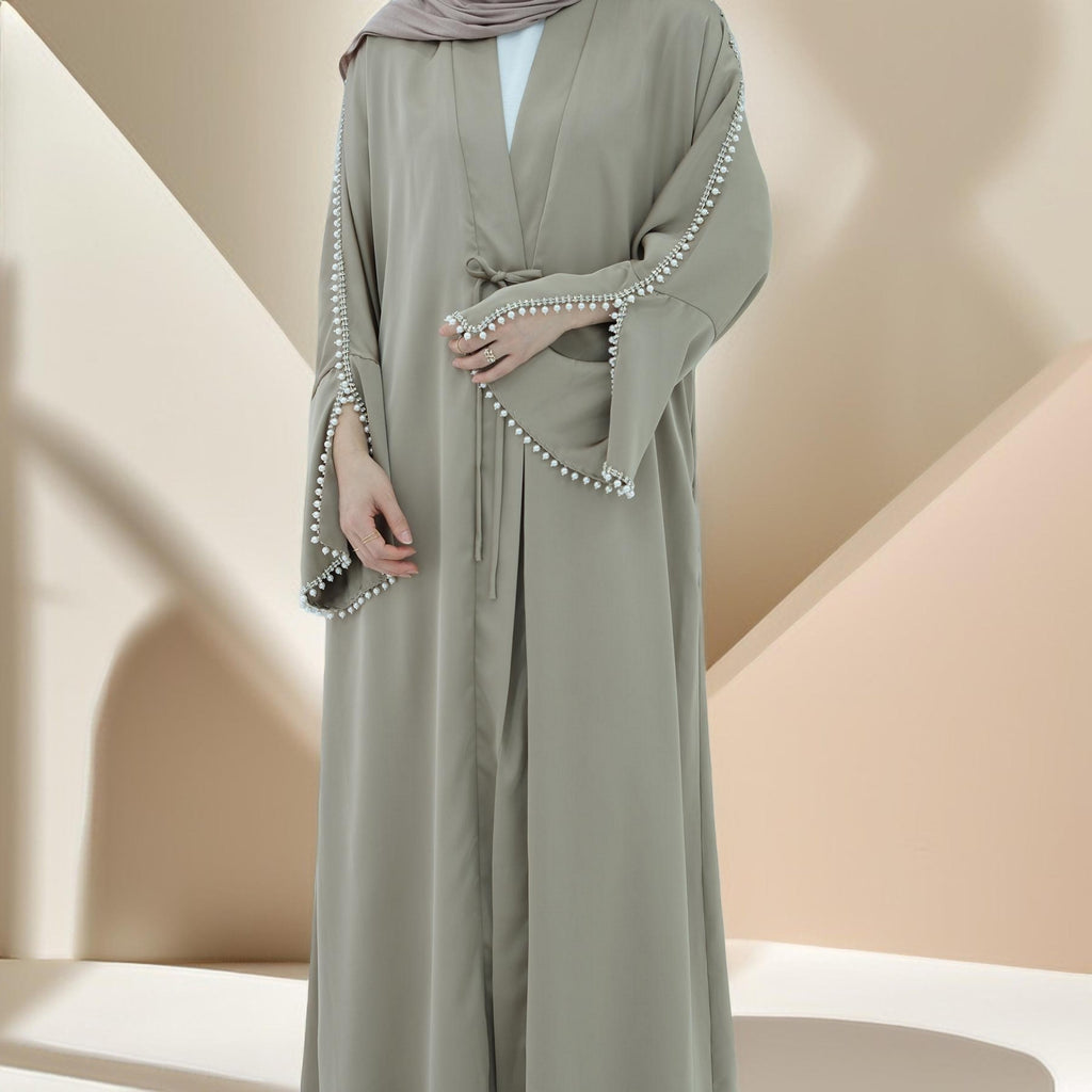 Allure de Perle Kimono Abaya - Try Modest Limited