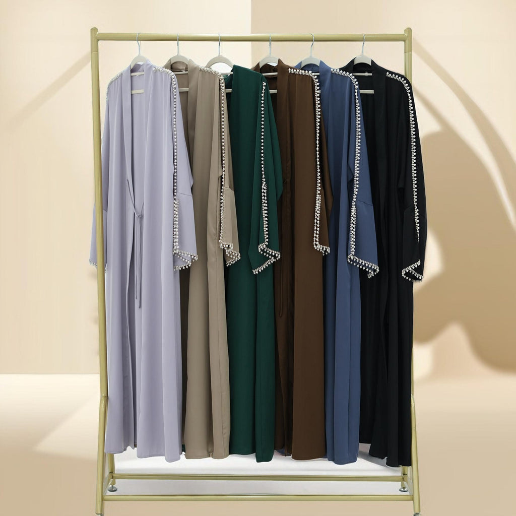Allure de Perle Kimono Abaya - Try Modest Limited