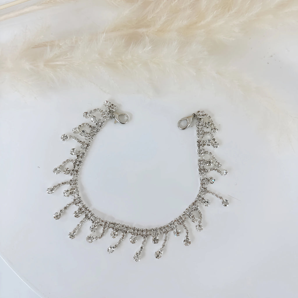 Amira:Embellished Abaya with Beaded Belt and Sleeves - Try Modest Limited