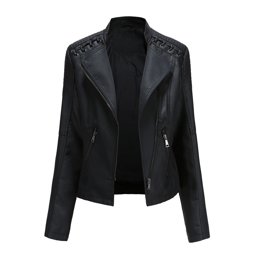 Amy slim fit women's leather jackets - Try Modest Limited