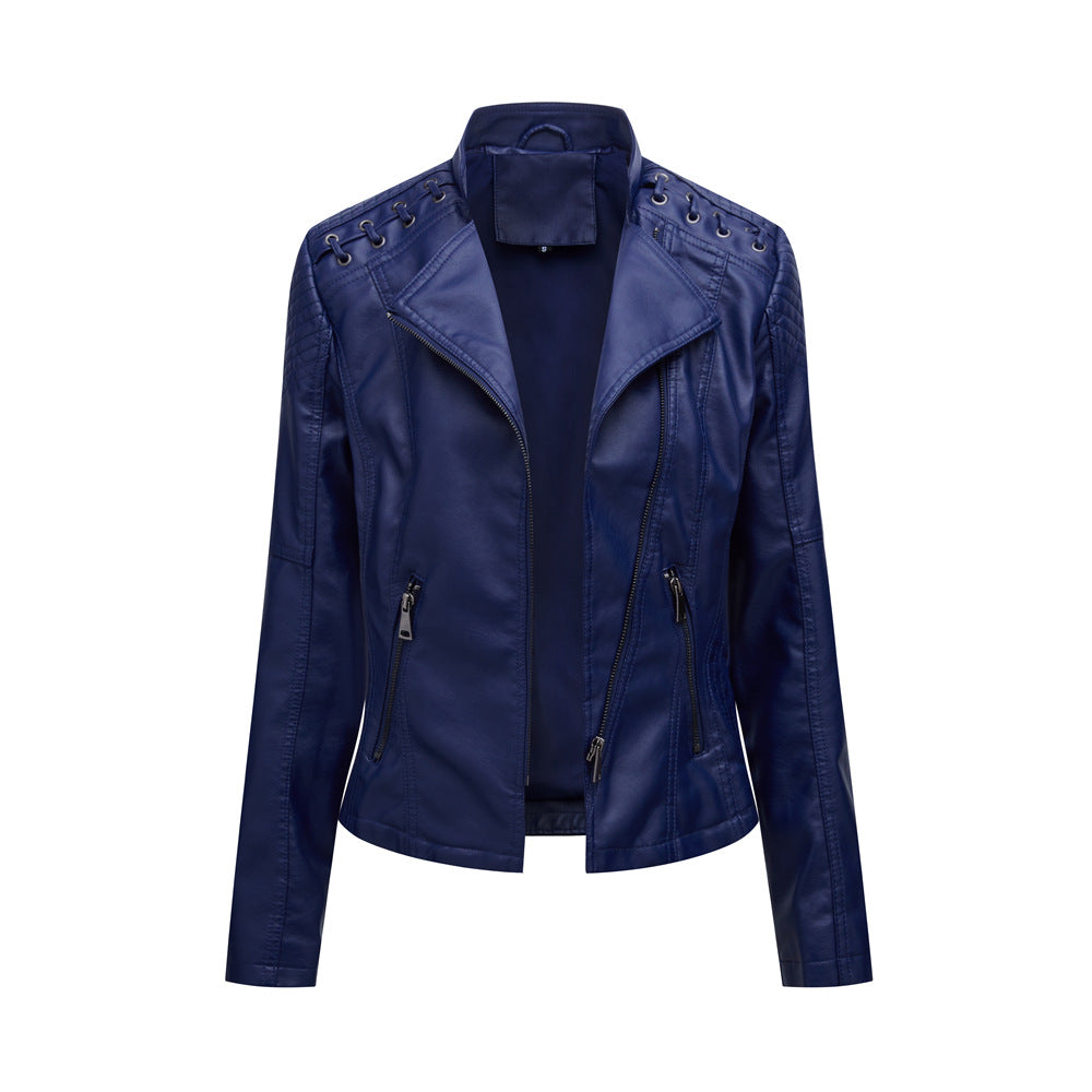Amy slim fit women's leather jackets - Try Modest Limited