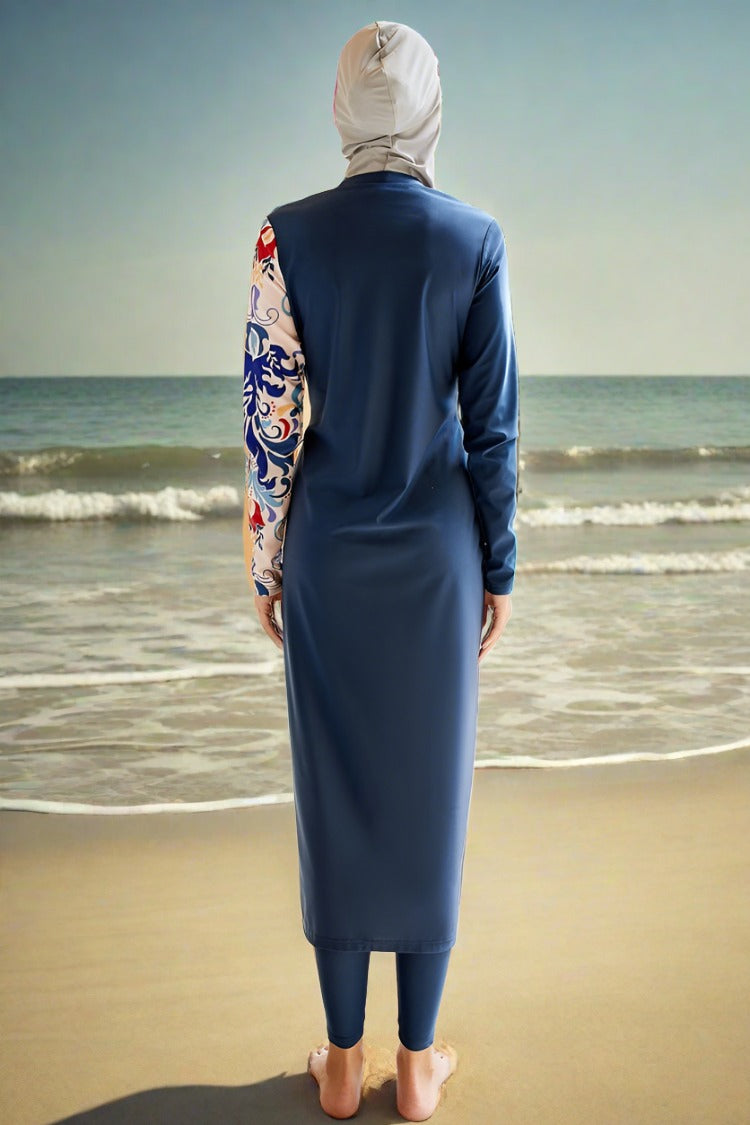 Aqua Modest: Stylish 3-Piece Burkini Swimsuit Set - Try Modest Limited