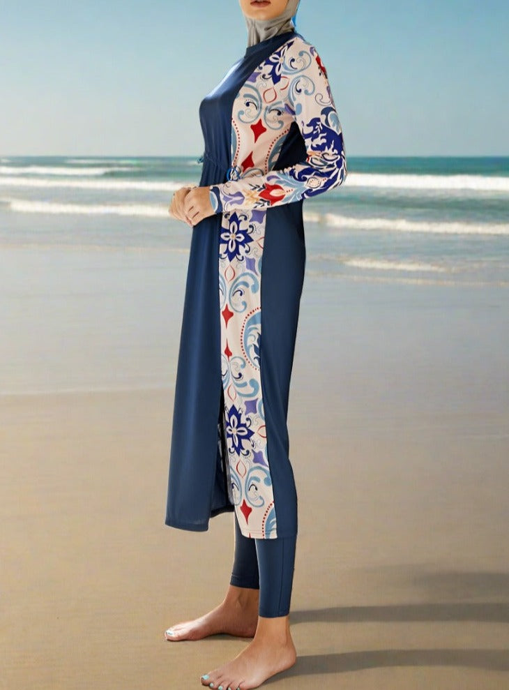 Aqua Modest: Stylish 3-Piece Burkini Swimsuit Set - Try Modest Limited