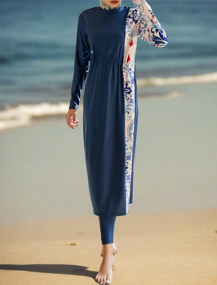 Aqua Modest: Stylish 3-Piece Burkini Swimsuit Set - Try Modest Limited