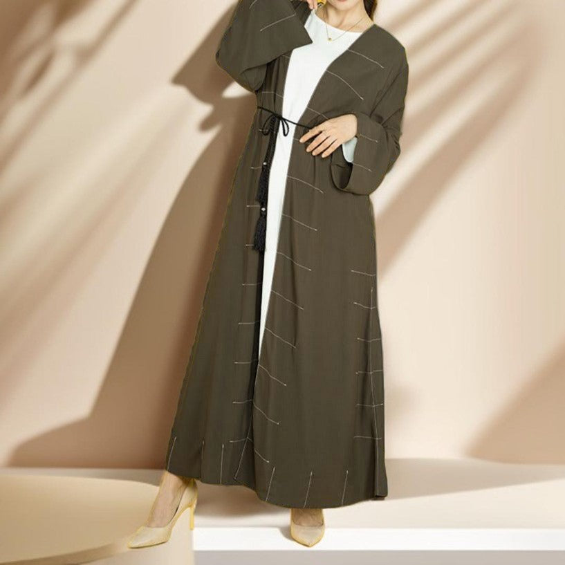 Arabian Cardigan Abaya Dress - Try Modest Limited