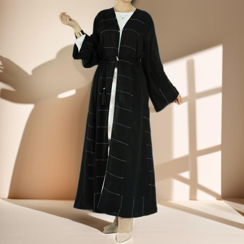 Arabian Cardigan Abaya Dress - Try Modest Limited
