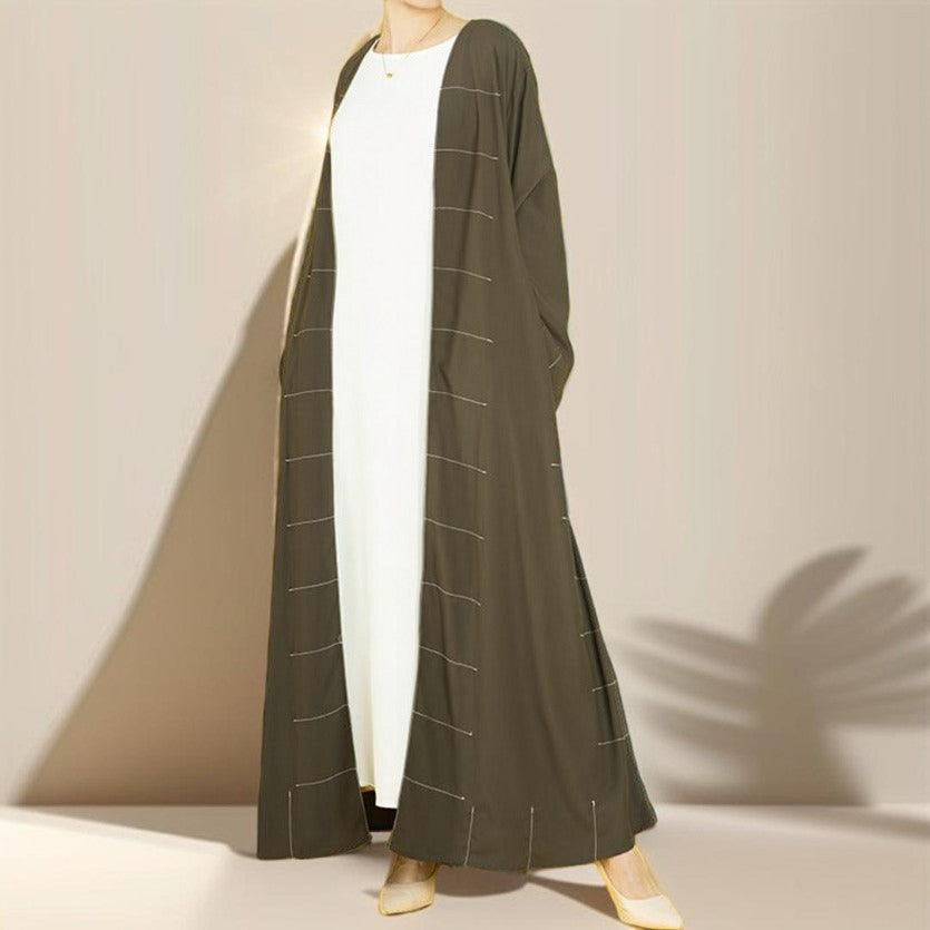 Arabian Cardigan Abaya Dress - Try Modest Limited