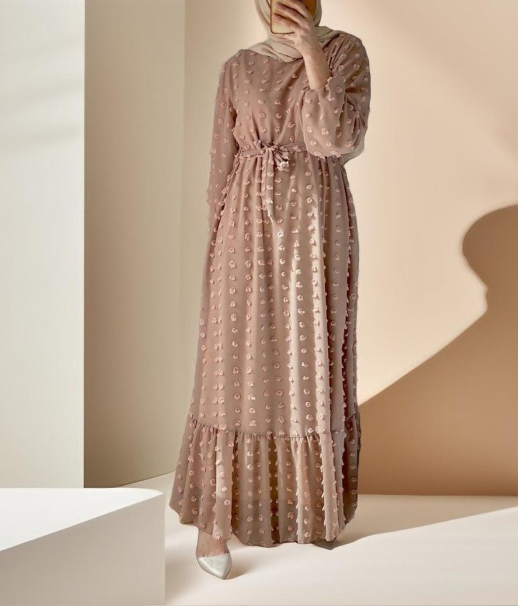 Arabian Women's Gown-full sleeve maxi dress - Try Modest Limited