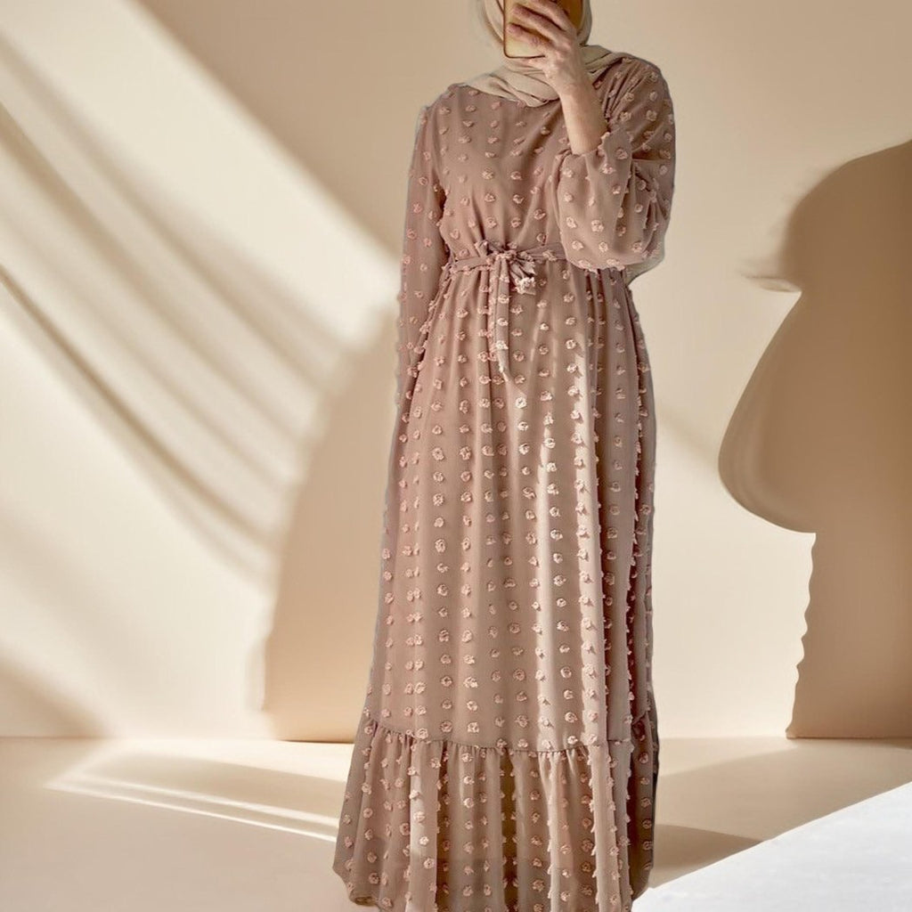 Arabian Women's Gown-full sleeve maxi dress - Try Modest Limited