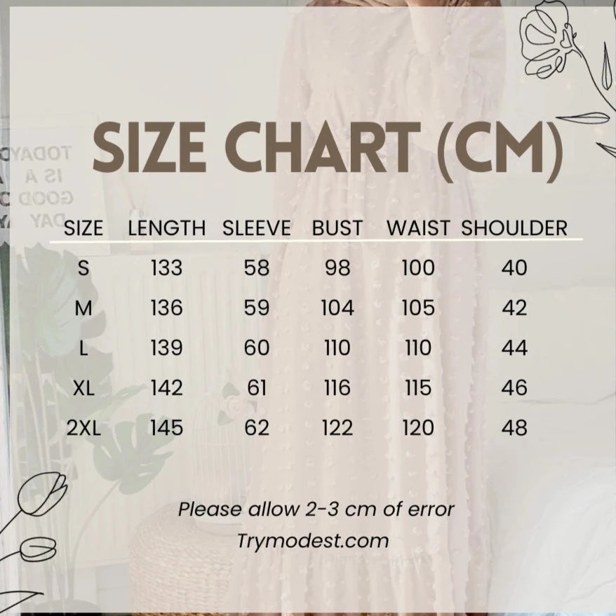 Arabian Women's Gown-full sleeve maxi dress - Try Modest Limited