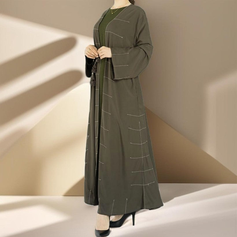 Arabian Cardigan Abaya Dress - Try Modest Limited 