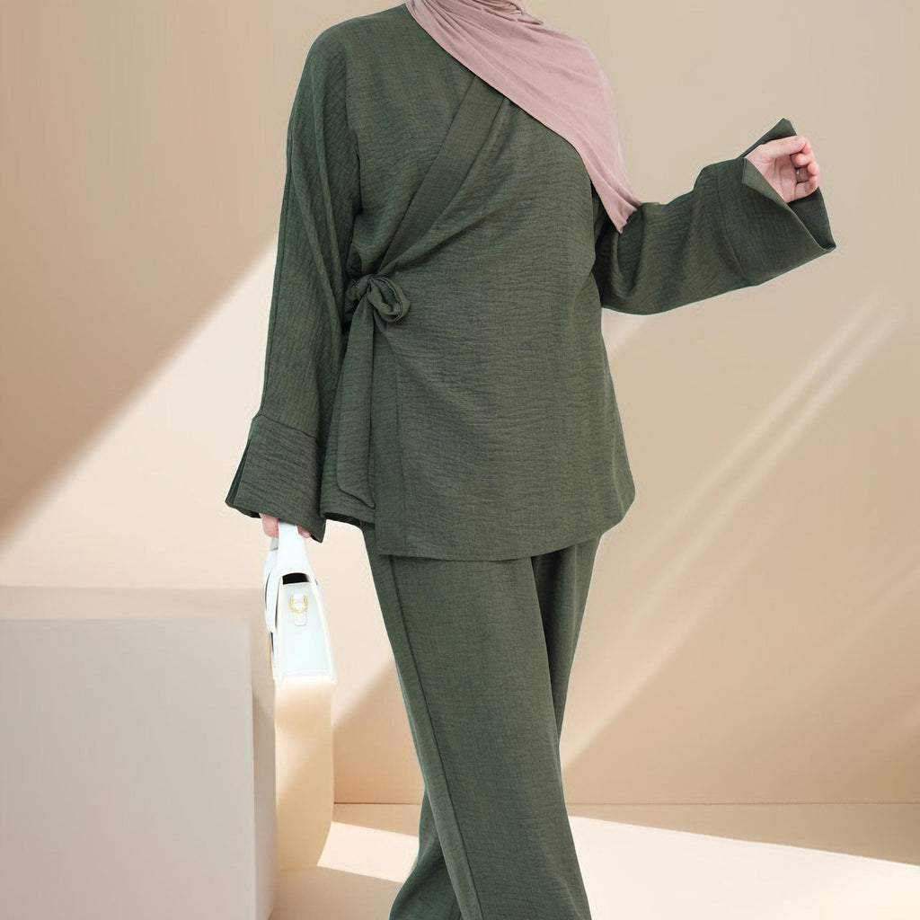 Aria Wrap Everyday Co-ord Set - Try Modest Limited