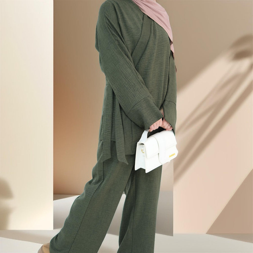 Aria Wrap Everyday Co-ord Set - Try Modest Limited