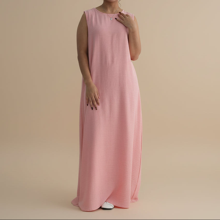 Aseel Structured Button Abaya - Try Modest Limited 