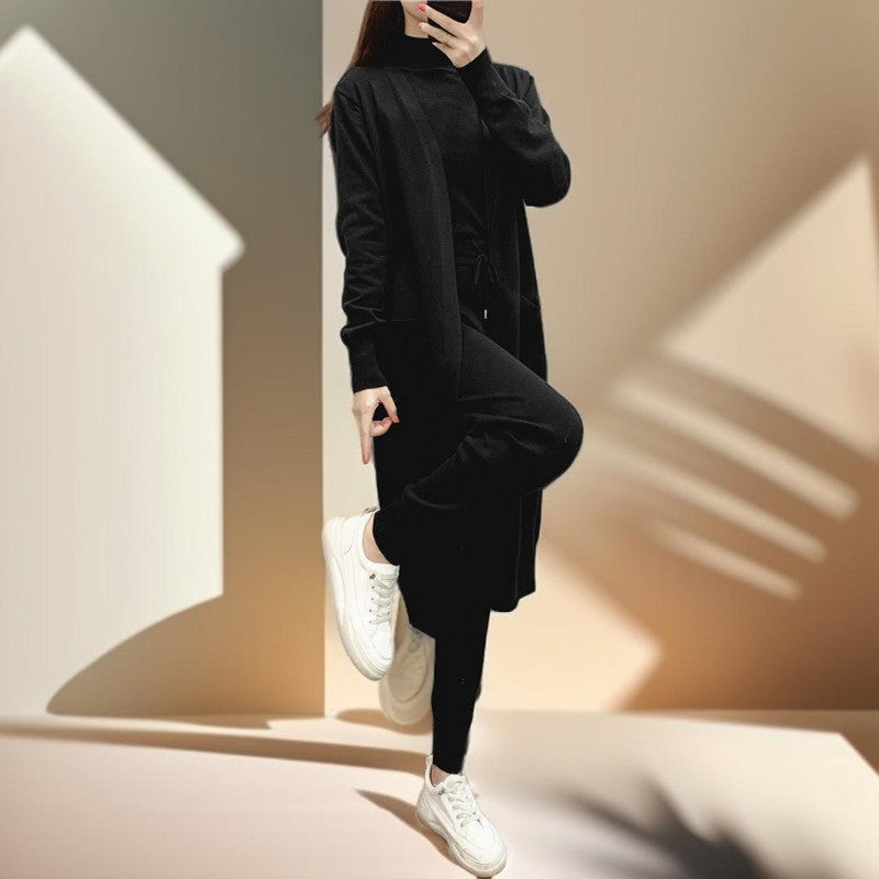 Autumn Knitted Three-Piece Set - Try Modest Limited