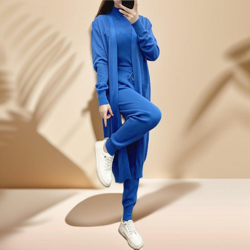 Autumn Knitted Three-Piece Set - Try Modest Limited