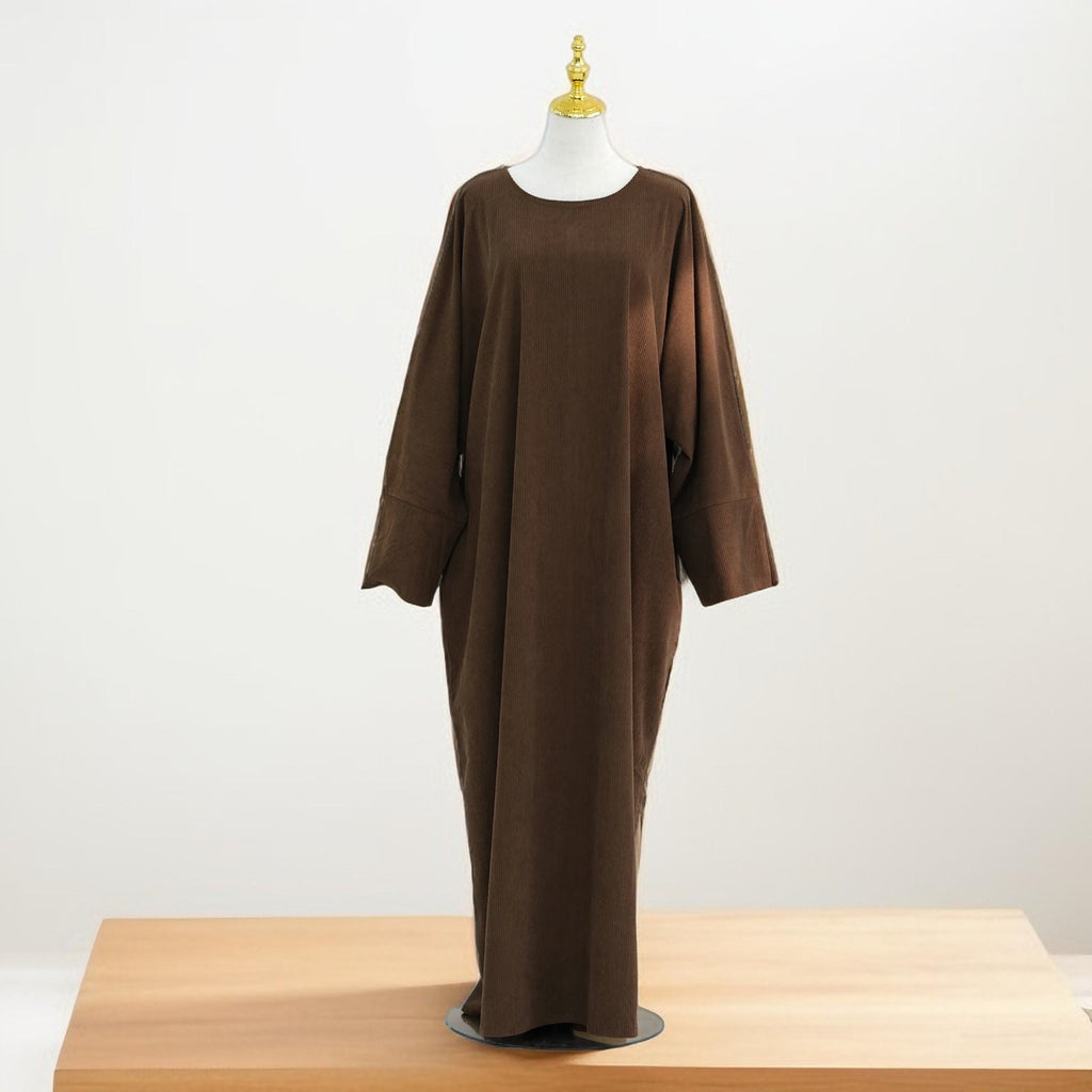 Autumn/Winter Cozy Corduroy Abaya - Try Modest Limited