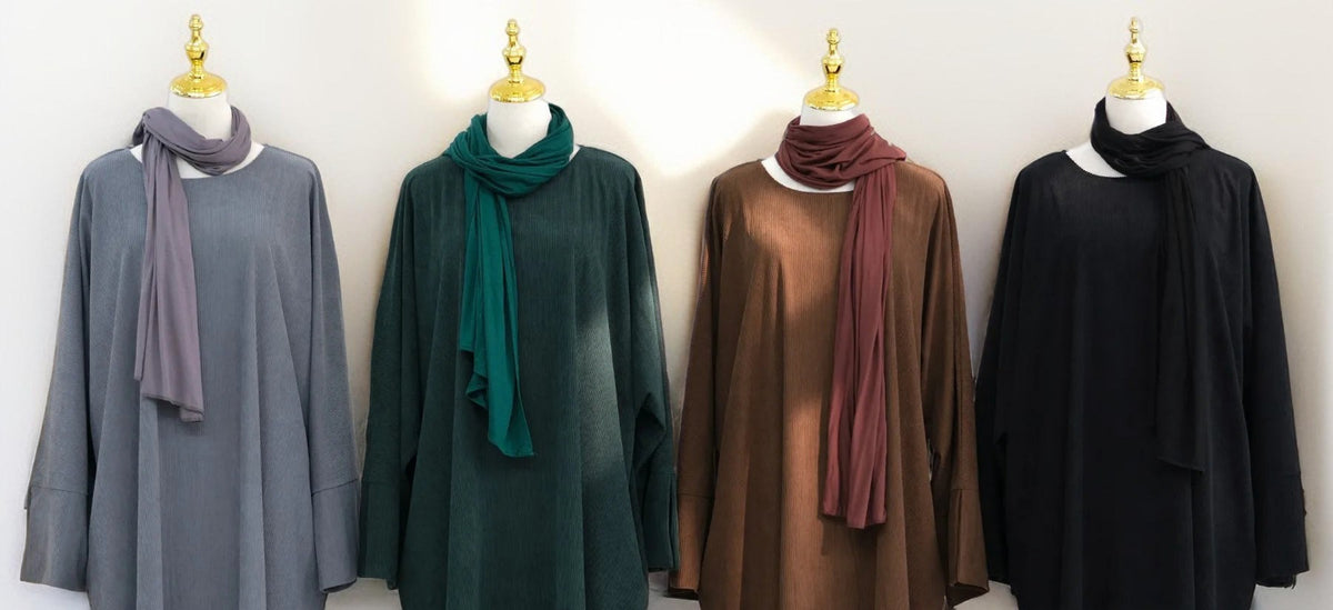 Autumn/Winter Cozy Corduroy Abaya - Try Modest Limited