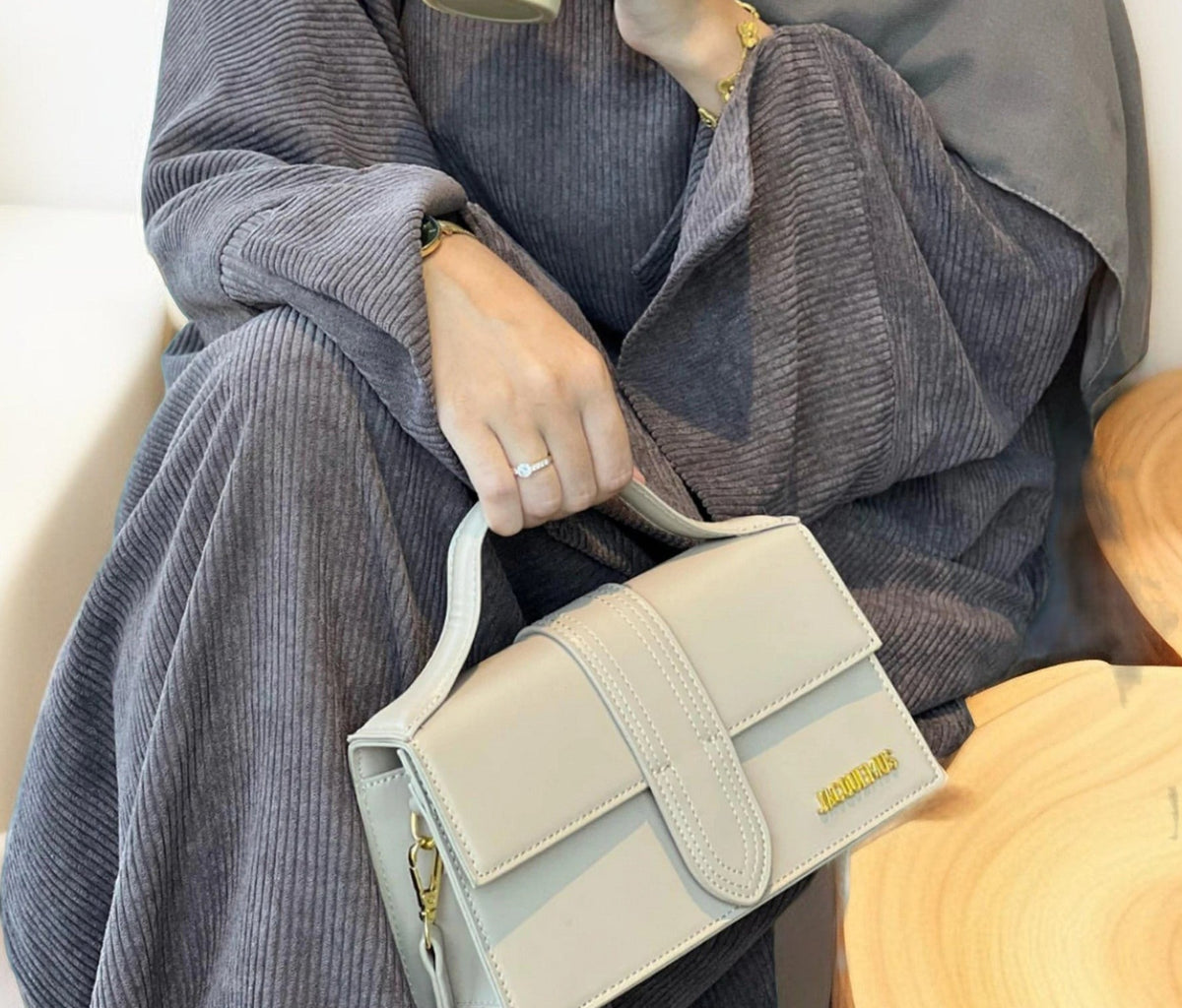 Autumn/Winter Cozy Corduroy Abaya - Try Modest Limited