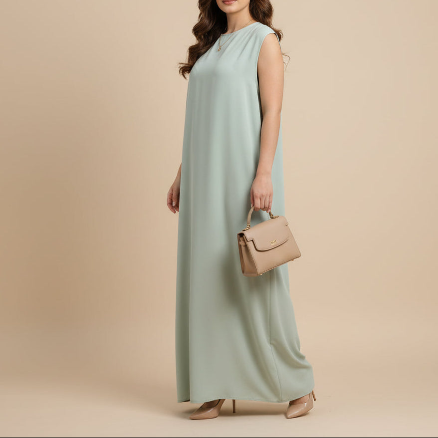 Aveline Trim Detail Open Abaya Set