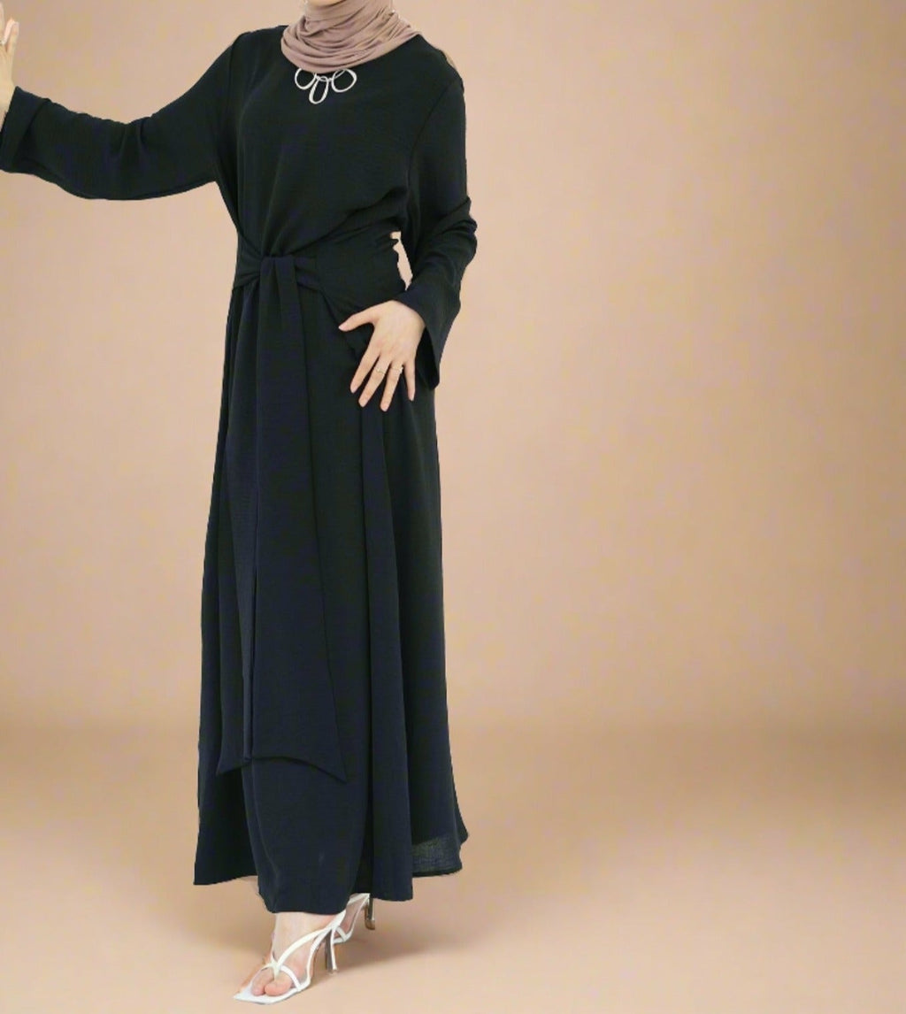 Aylana Long Sleeve Wrap Dress - Try Modest Limited