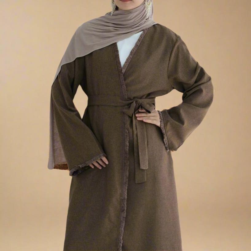 Basic Bisht Fall Abaya - Try Modest Limited